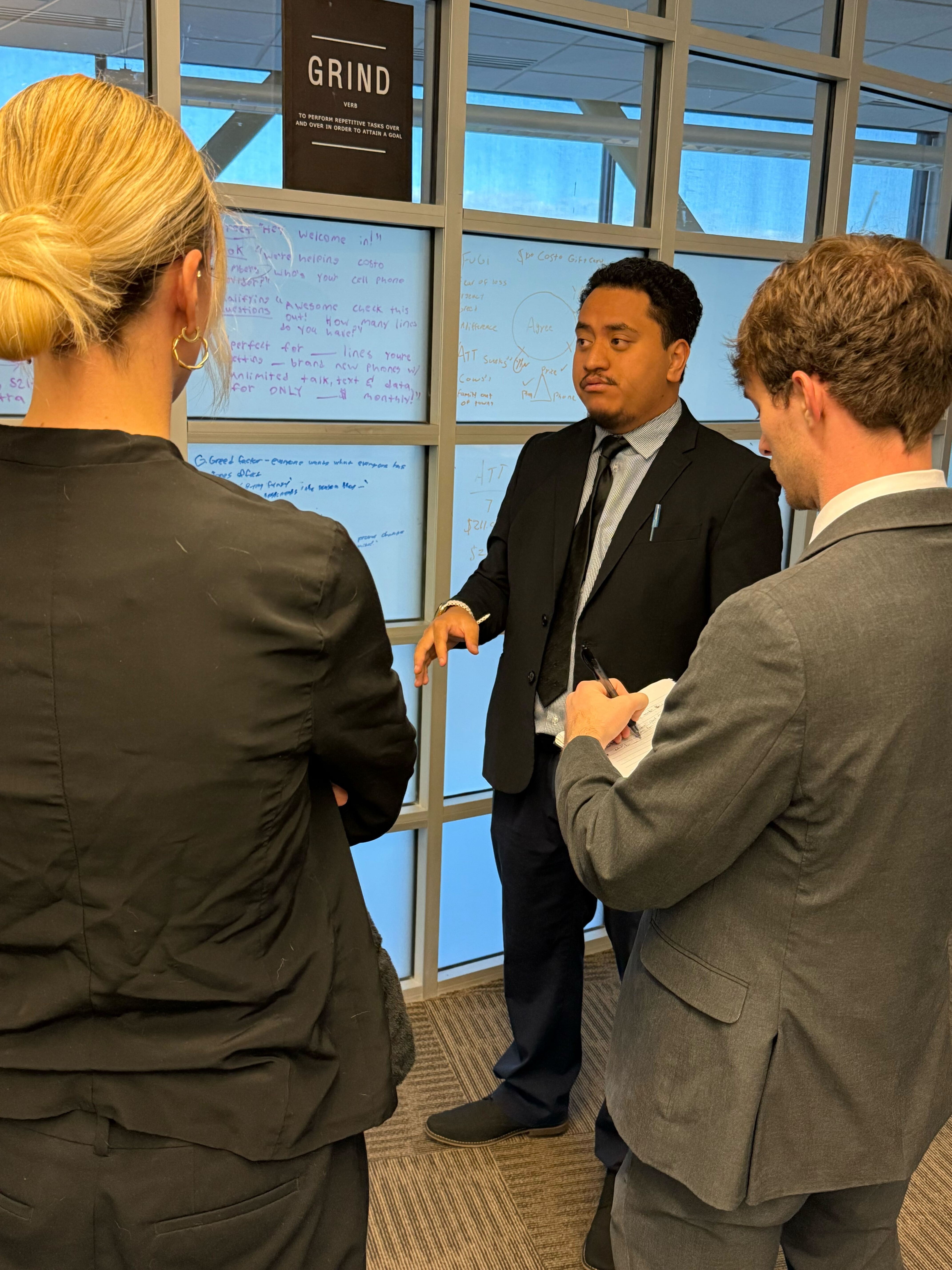 Maximize Global team collaborating on campaign strategy at office